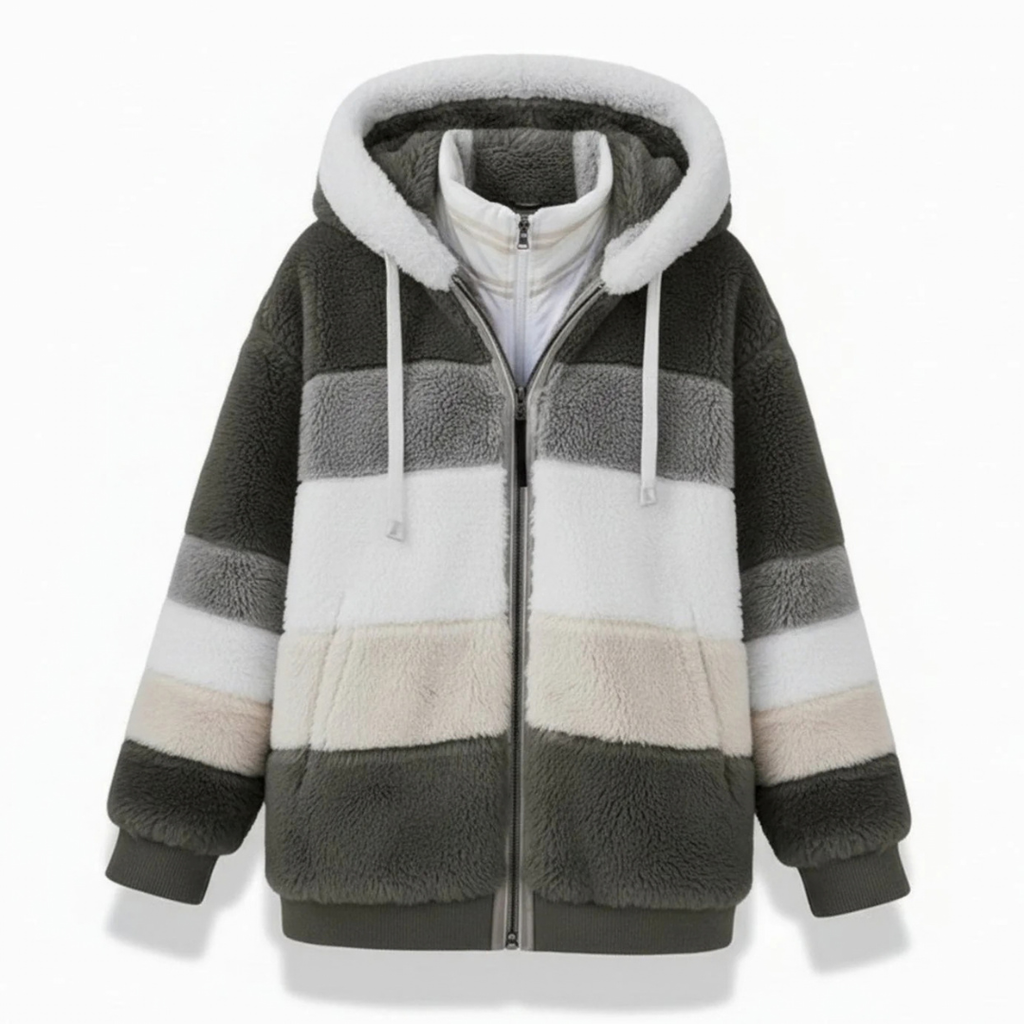 Bente | Damen Winterjacke  mit Kapuze und Reißverschluss