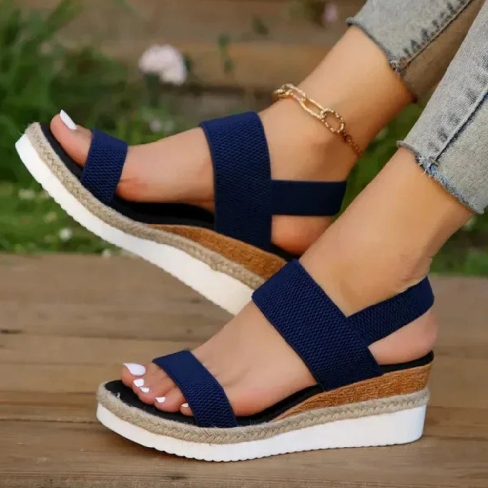 Bequeme Plateau Sandalen Damen | Sommer