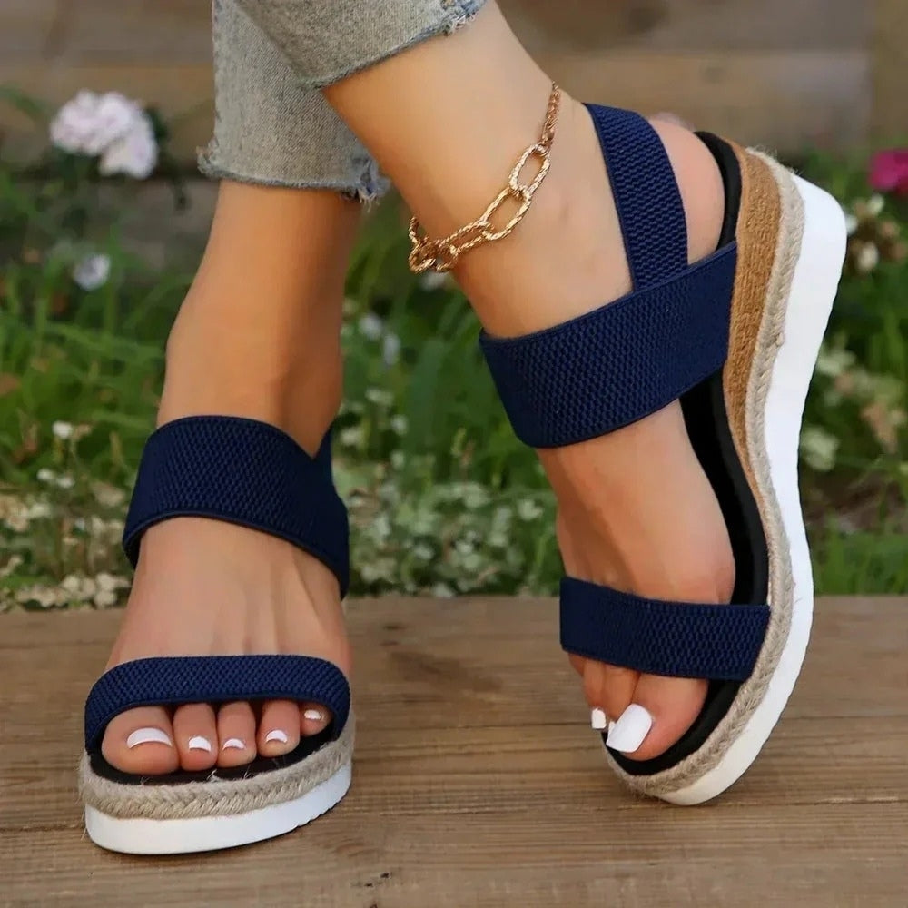 Bequeme Plateau Sandalen Damen | Sommer