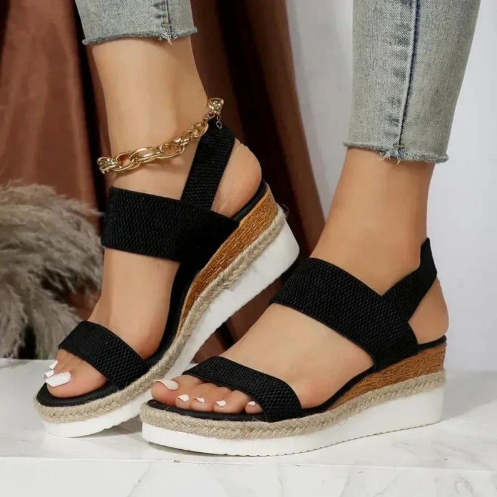 Bequeme Plateau Sandalen Damen | Sommer