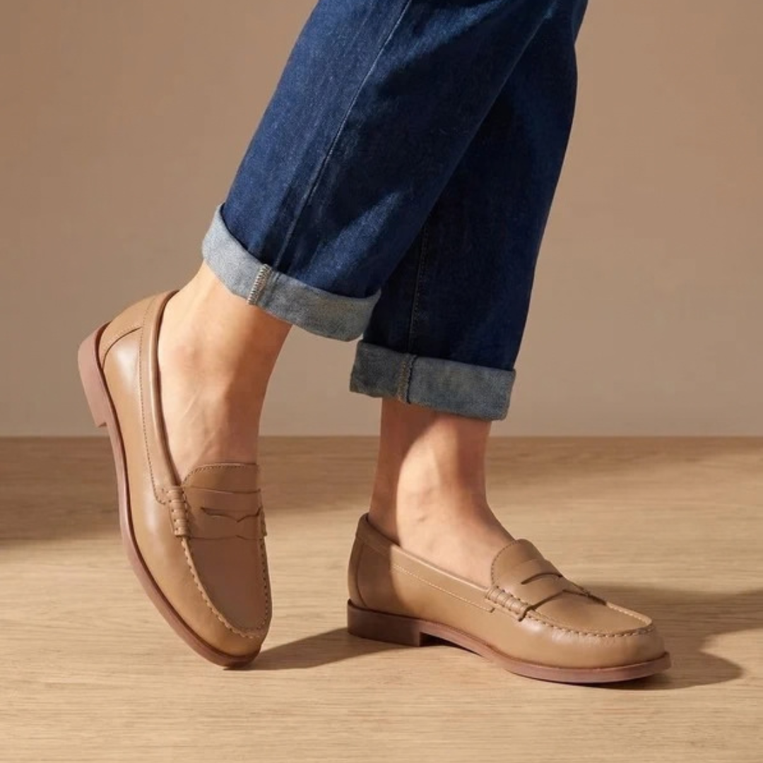 Bernadette | Damen Orthopädische Loafer Schuhe im Mokassin Stil