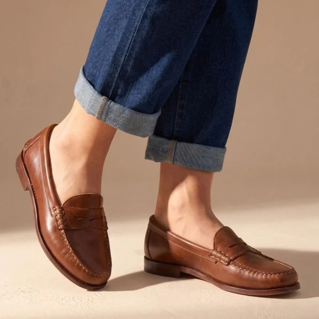 Bernadette | Damen Orthopädische Loafer Schuhe im Mokassin Stil
