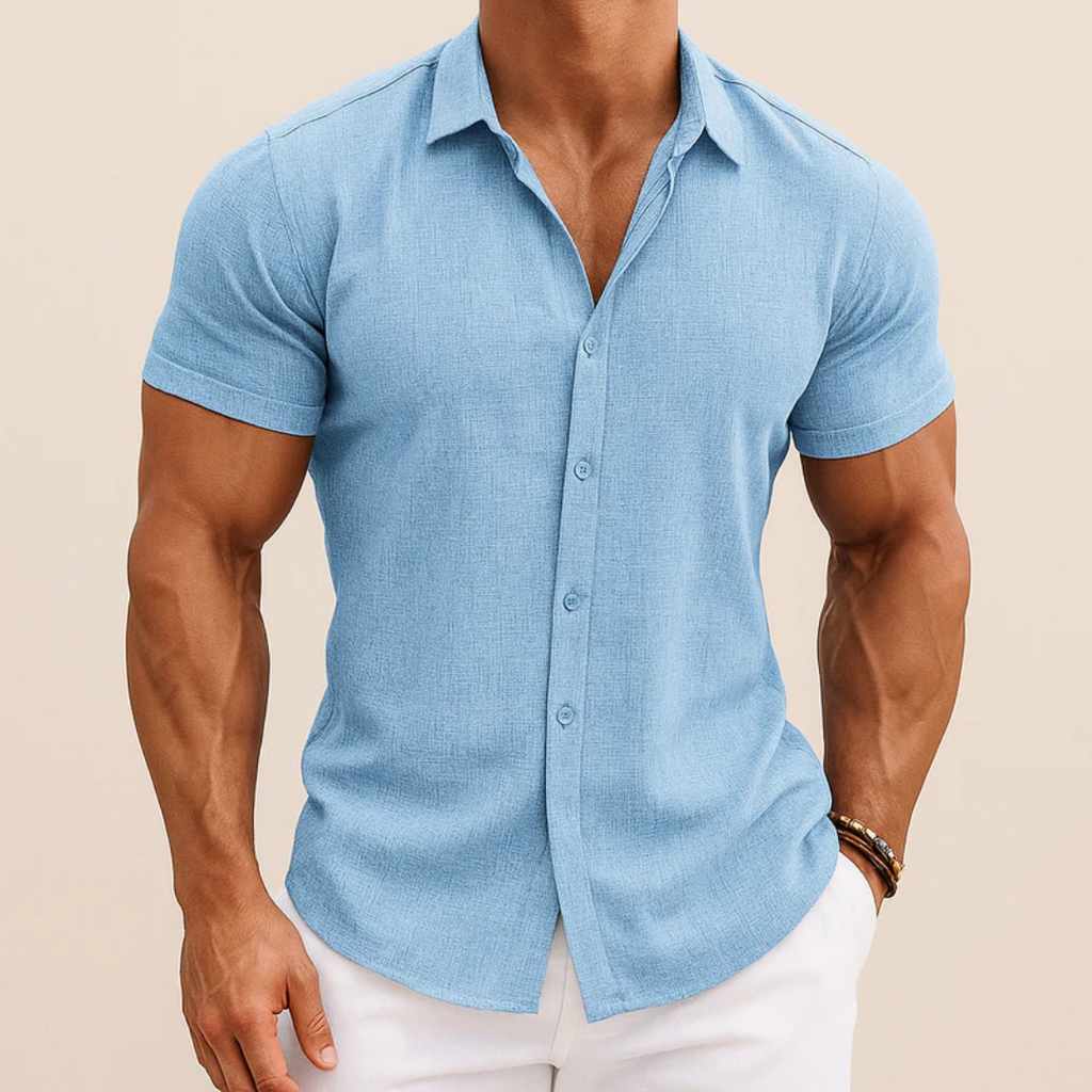 Bertram | Herren Sommer Hemd Schlicht