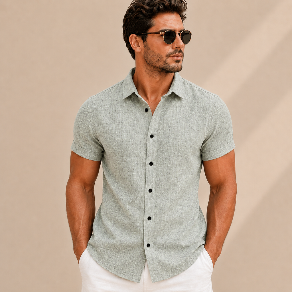 Bertram | Herren Sommer Hemd Schlicht