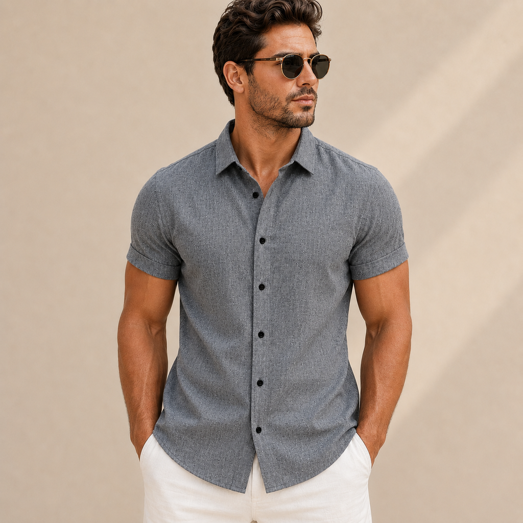 Bertram | Herren Sommer Hemd Schlicht