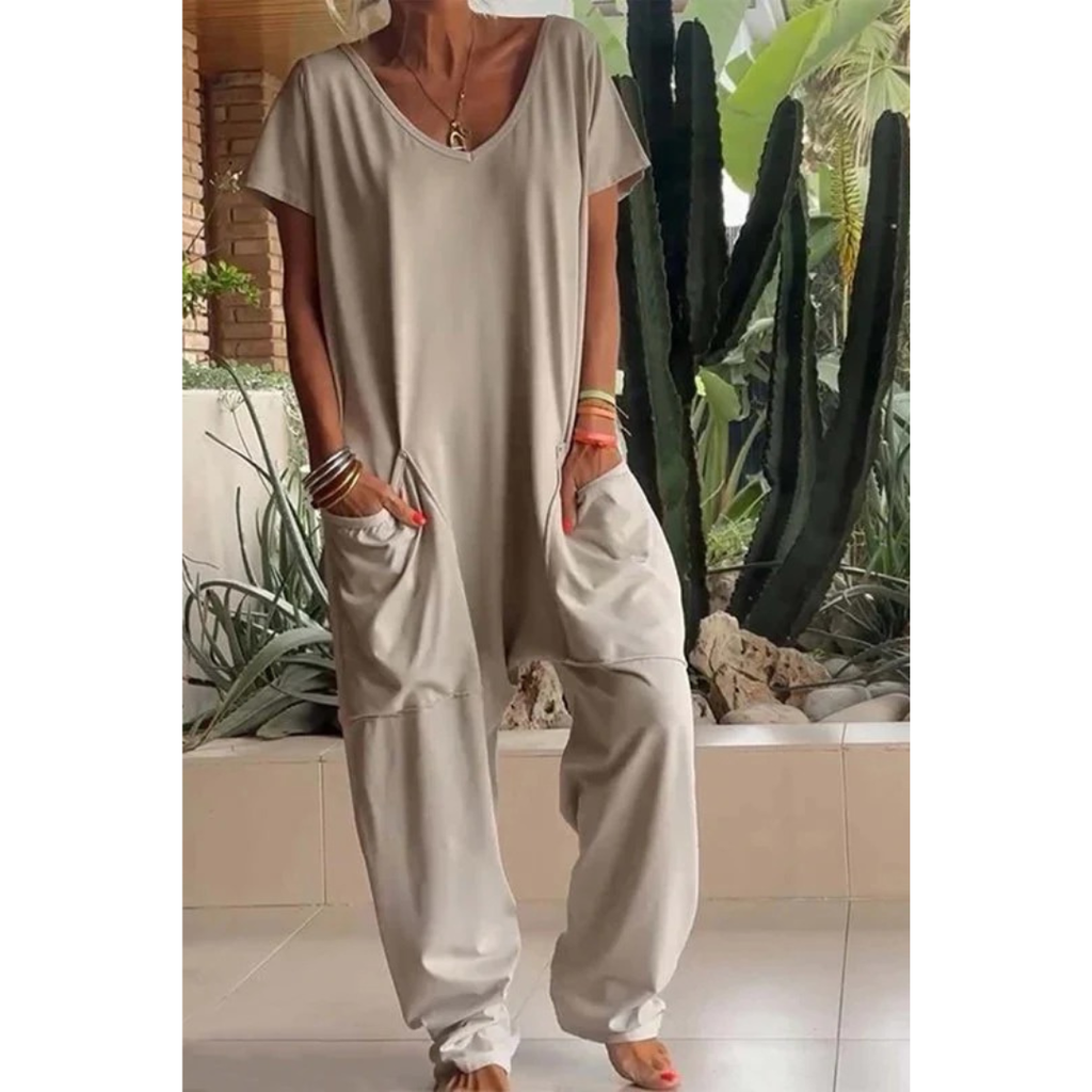 Bianka | Damen Sommer Jumpsuit Casual