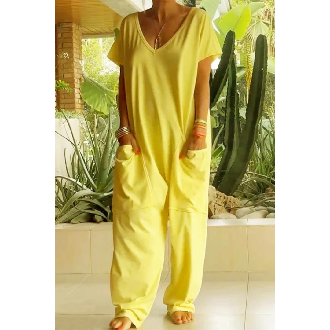 Bianka | Damen Sommer Jumpsuit Casual