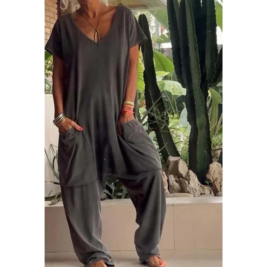 Bianka | Damen Sommer Jumpsuit Casual
