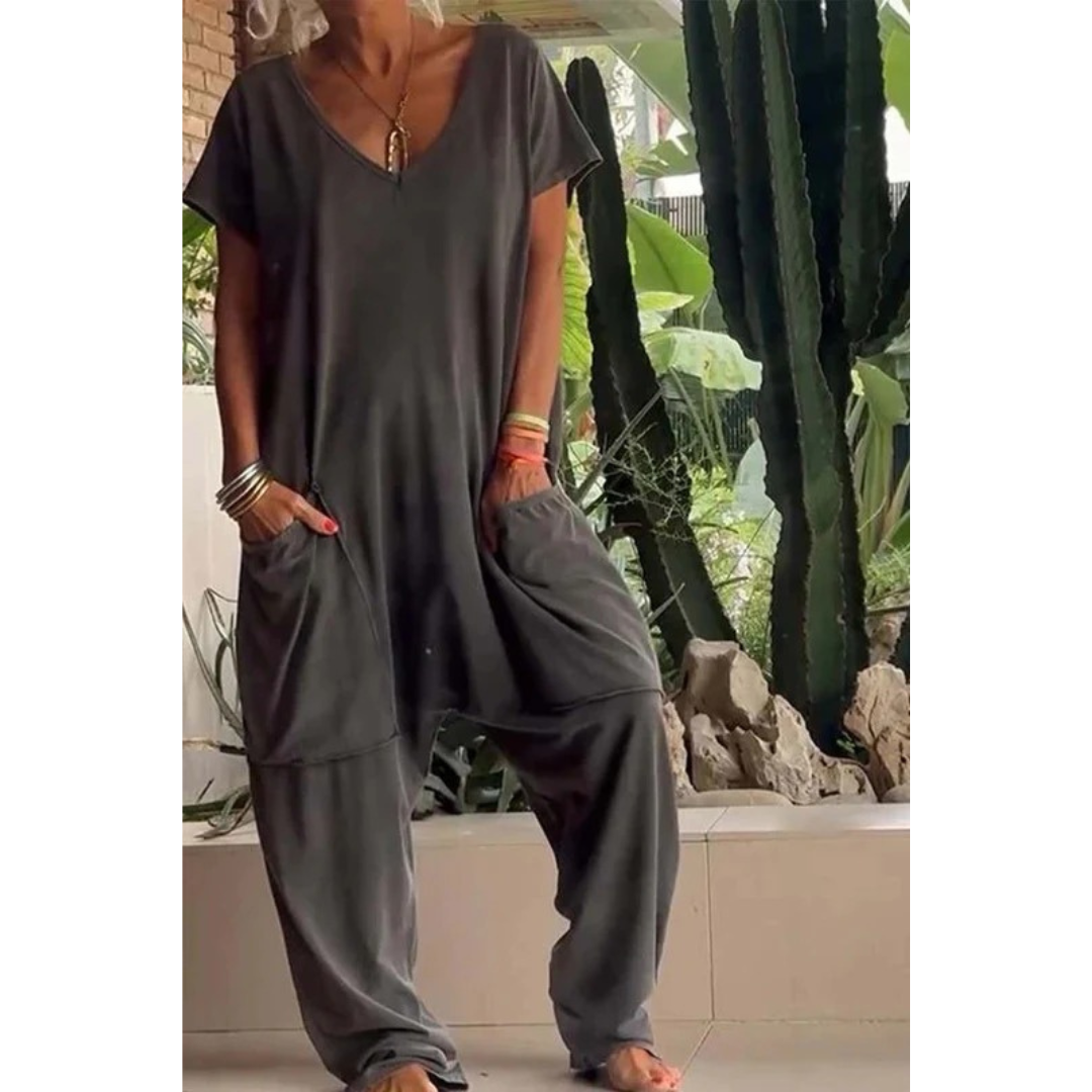 Bianka | Damen Sommer Jumpsuit Casual