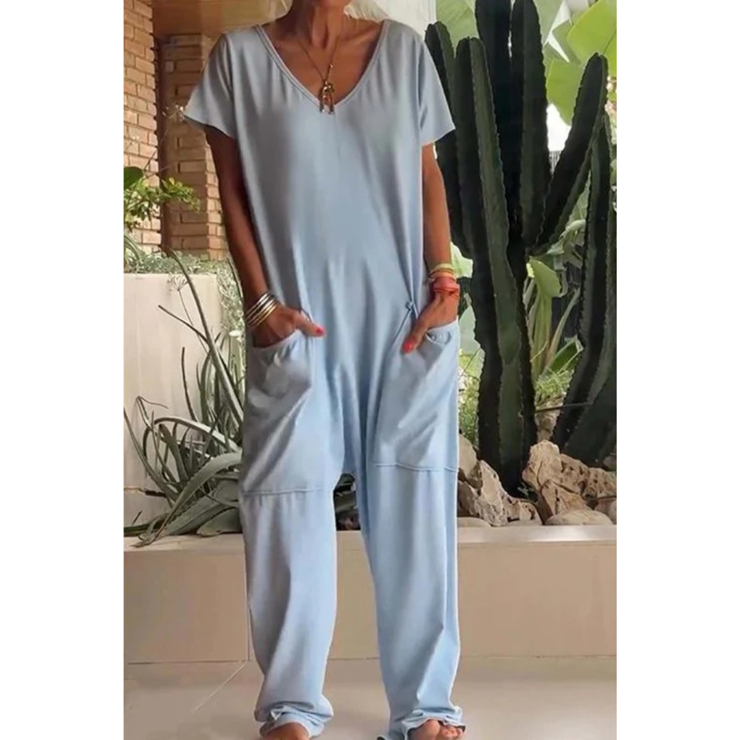 Bianka | Damen Sommer Jumpsuit Casual