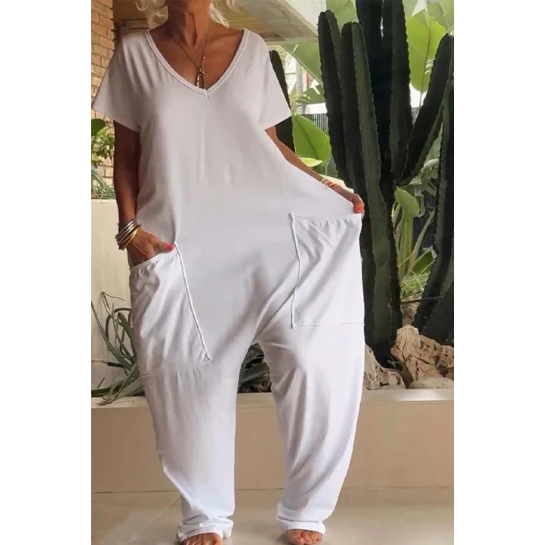 Bianka | Damen Sommer Jumpsuit Casual
