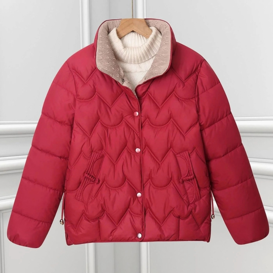 Bora | Damen Kurze Steppjacke mit Stehkragen