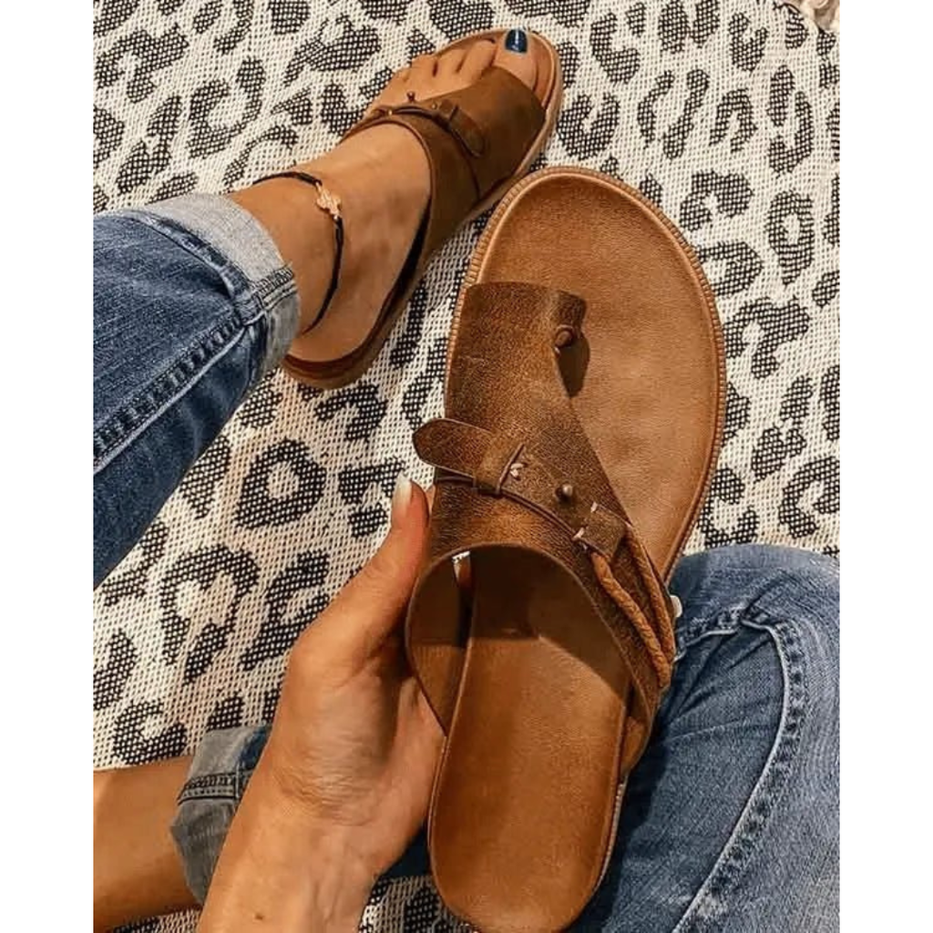 Brunhilde | Damen Bequeme Orthopädische Sandalen