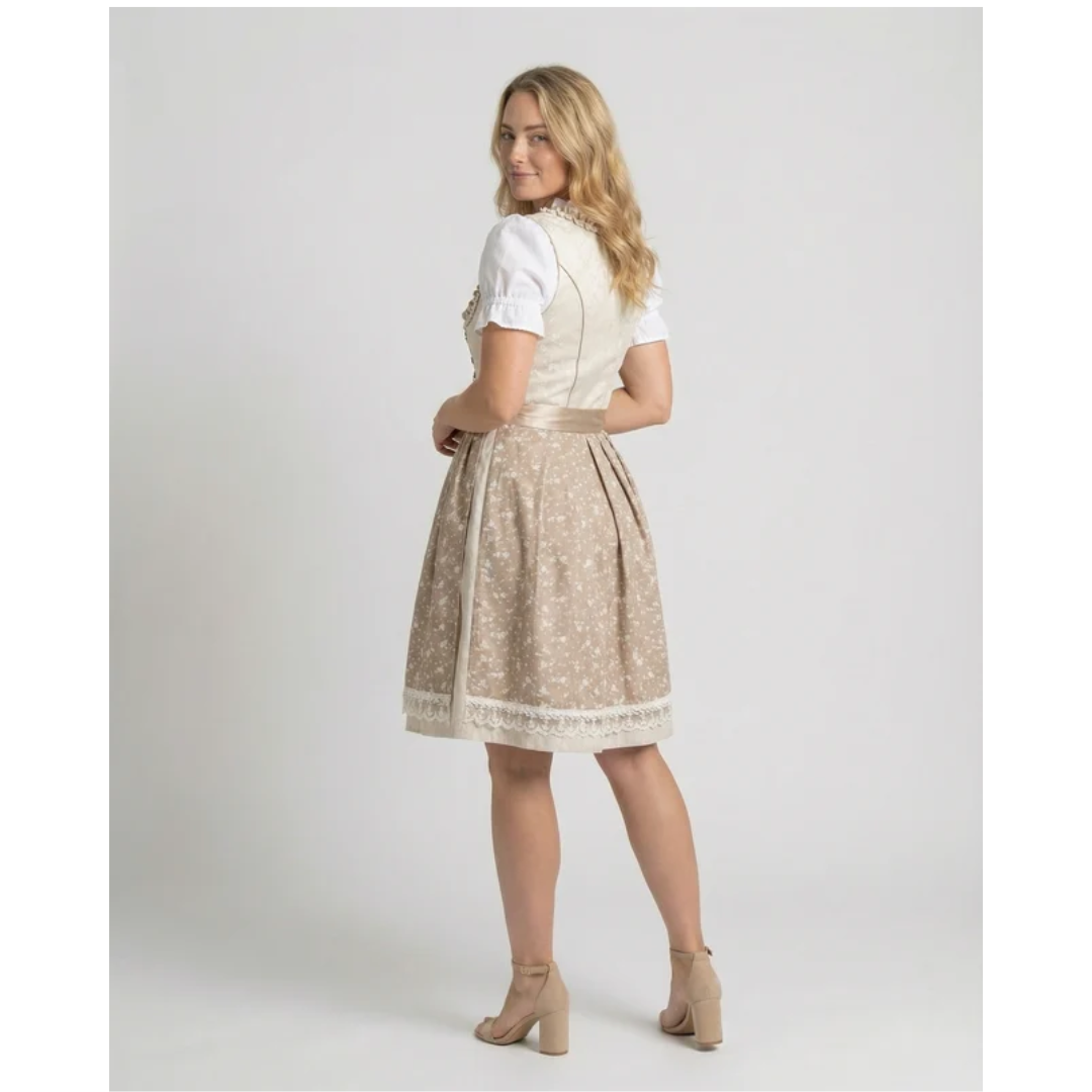 Brunhilde | Klassische Oktoberfest Dirndl mit Schürze