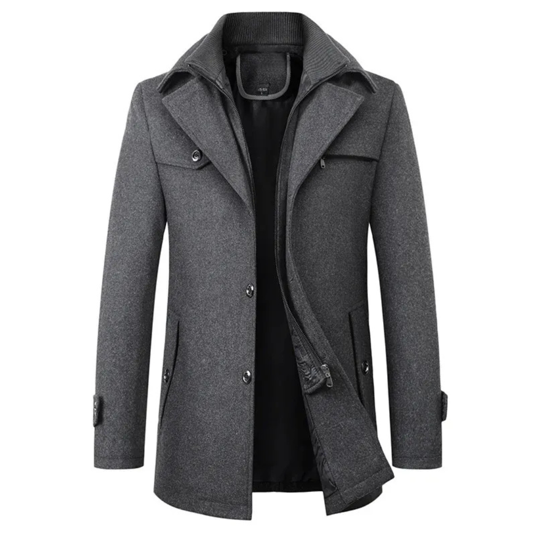 Bruno | Herren Elegante Winterjacke mit Kragen