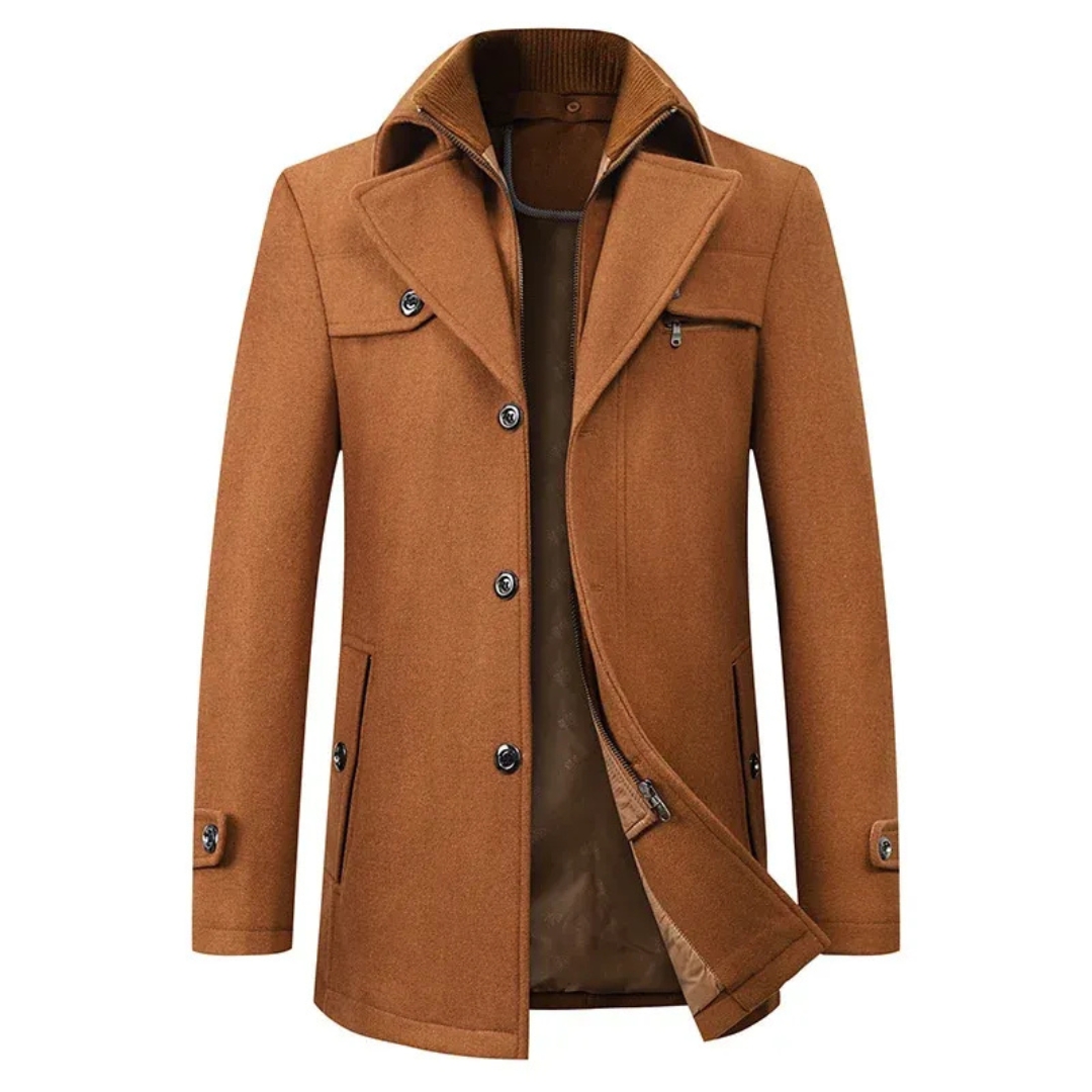 Bruno | Herren Elegante Winterjacke mit Kragen