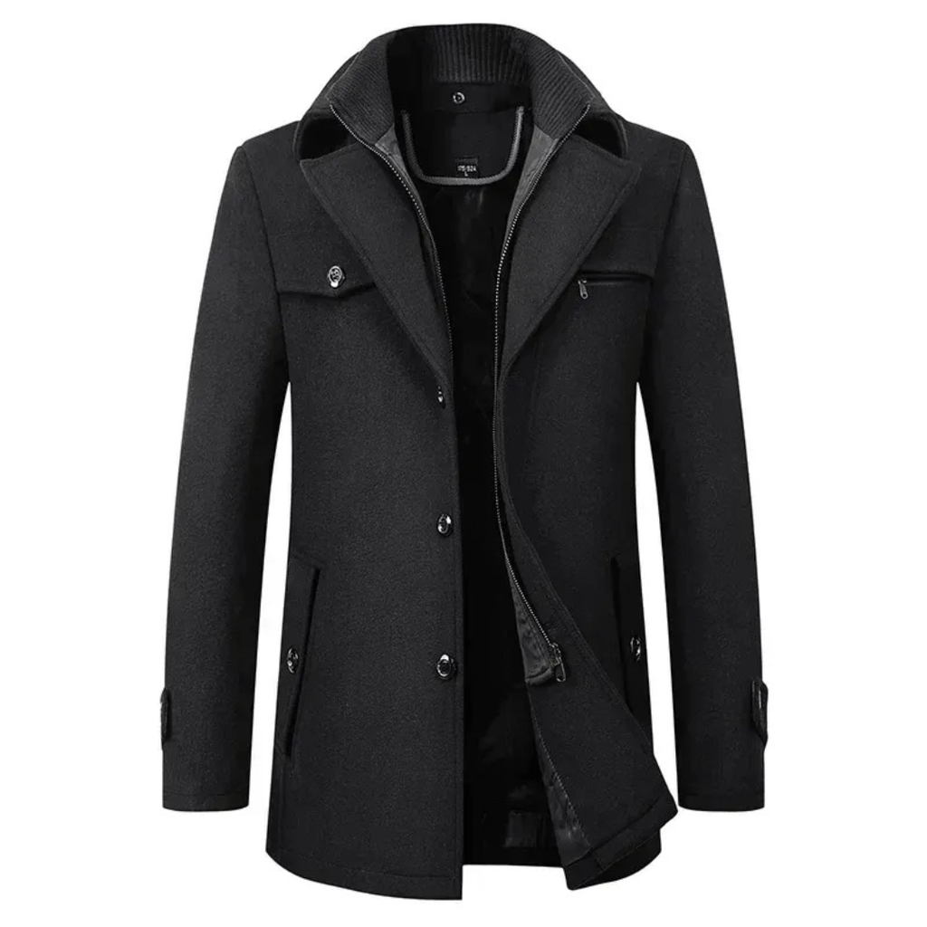 Bruno | Herren Elegante Winterjacke mit Kragen