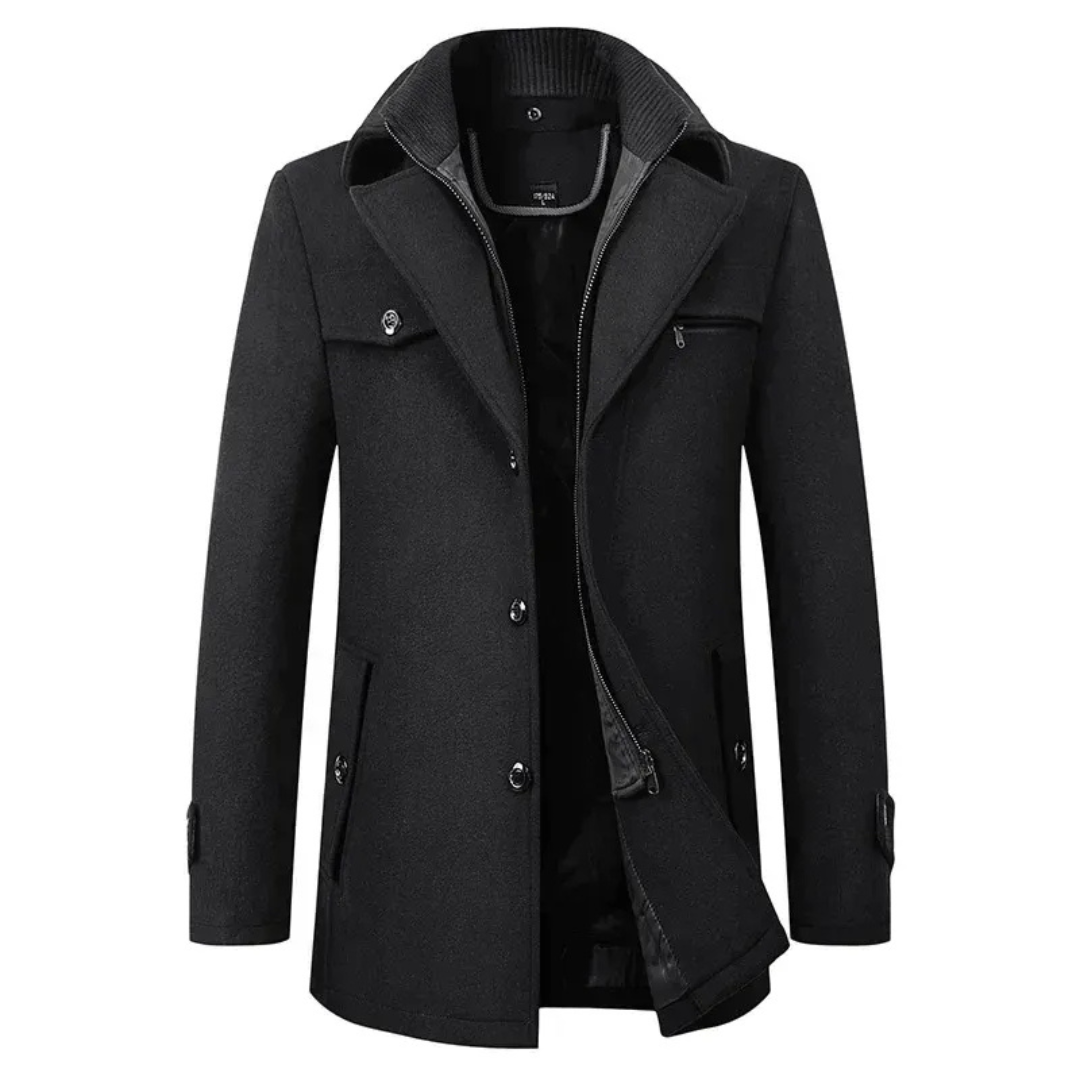 Bruno | Herren Elegante Winterjacke mit Kragen