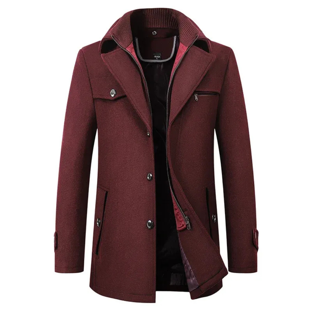 Bruno | Herren Elegante Winterjacke mit Kragen