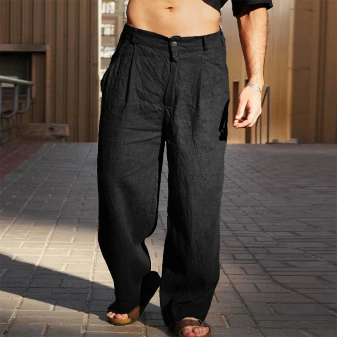 Caleb | Herren hose Weit Bein Sommer