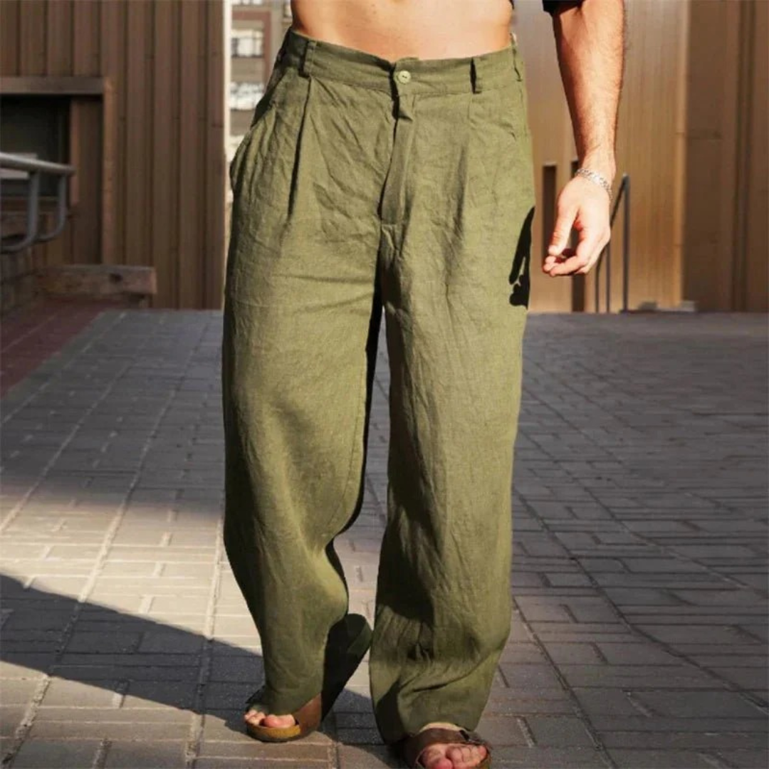 Caleb | Herren hose Weit Bein Sommer