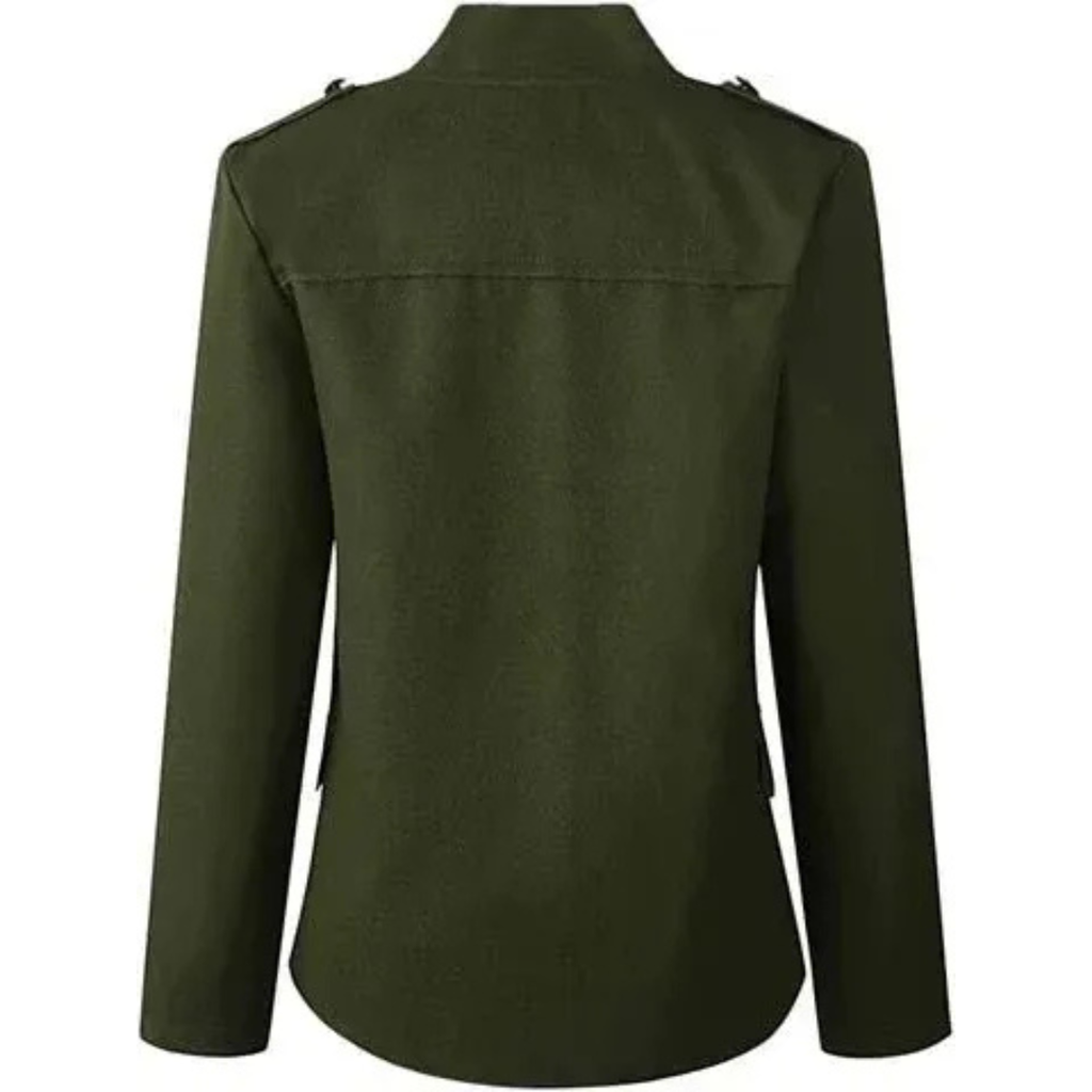 Carina | Damen Blazer mit Stehkragen und Langarm