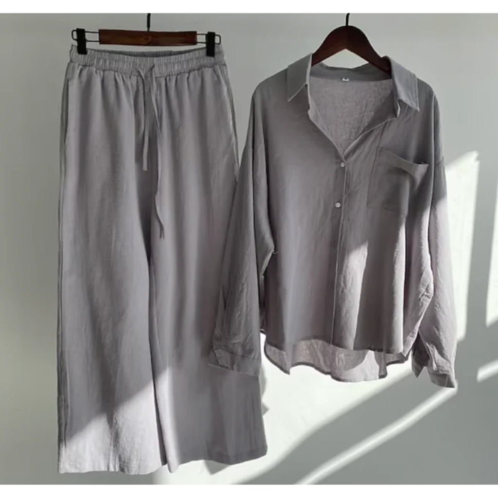 Carina | Damen Sommer Set Mit Bluse Und Hose