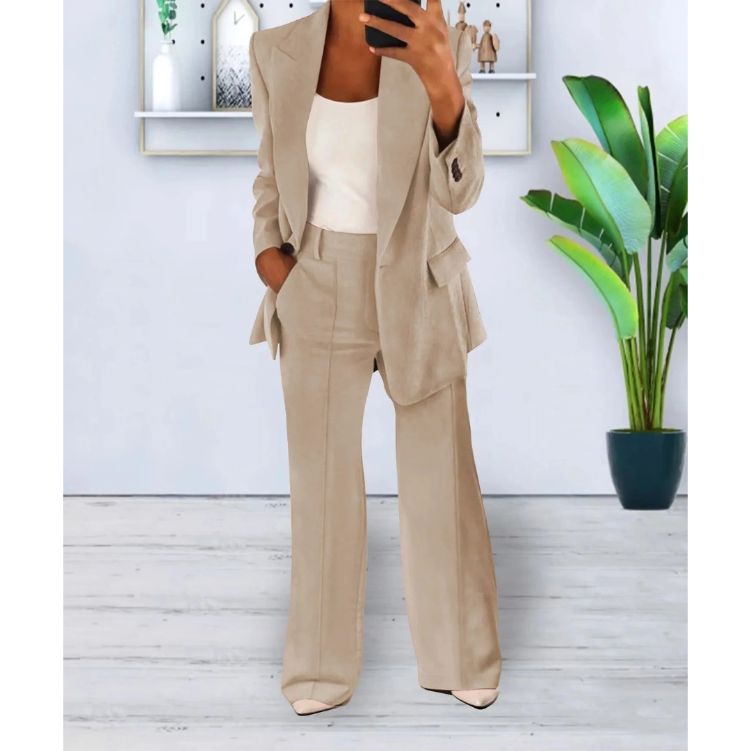 Carla | Damen Hosenanzug mit Blazer und Hose