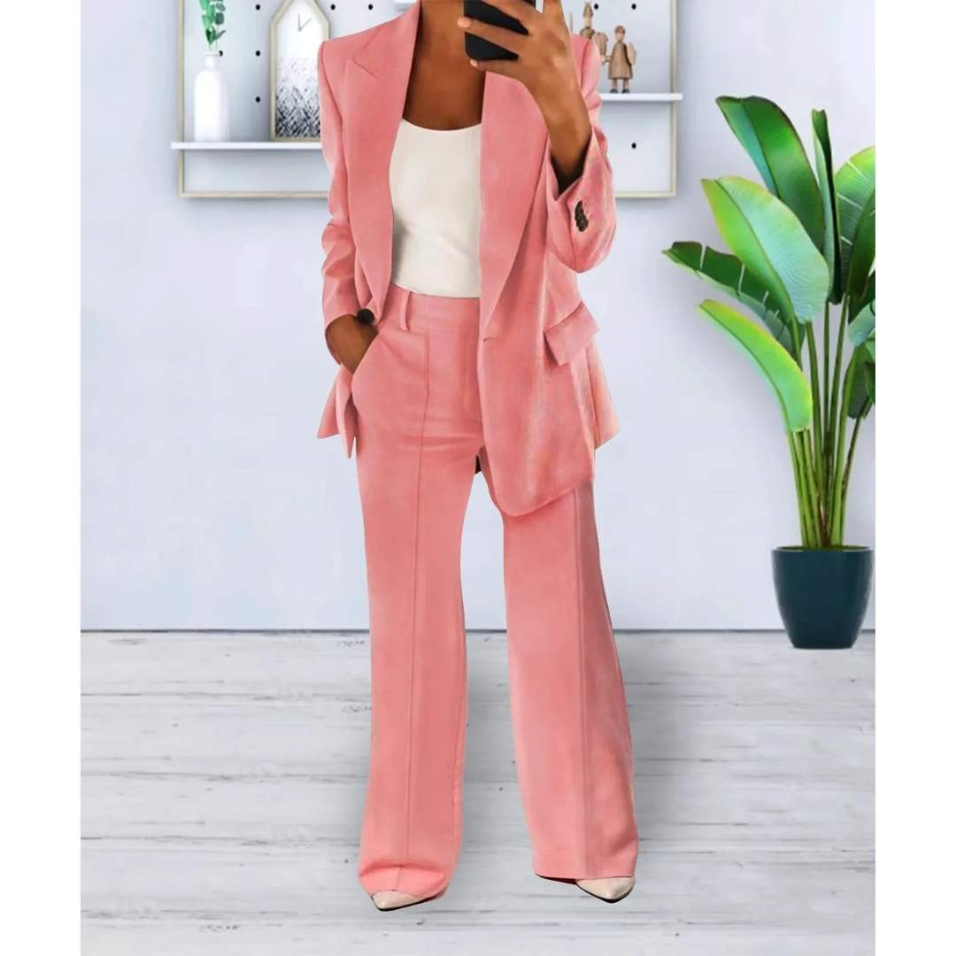 Carla | Damen Hosenanzug mit Blazer und Hose
