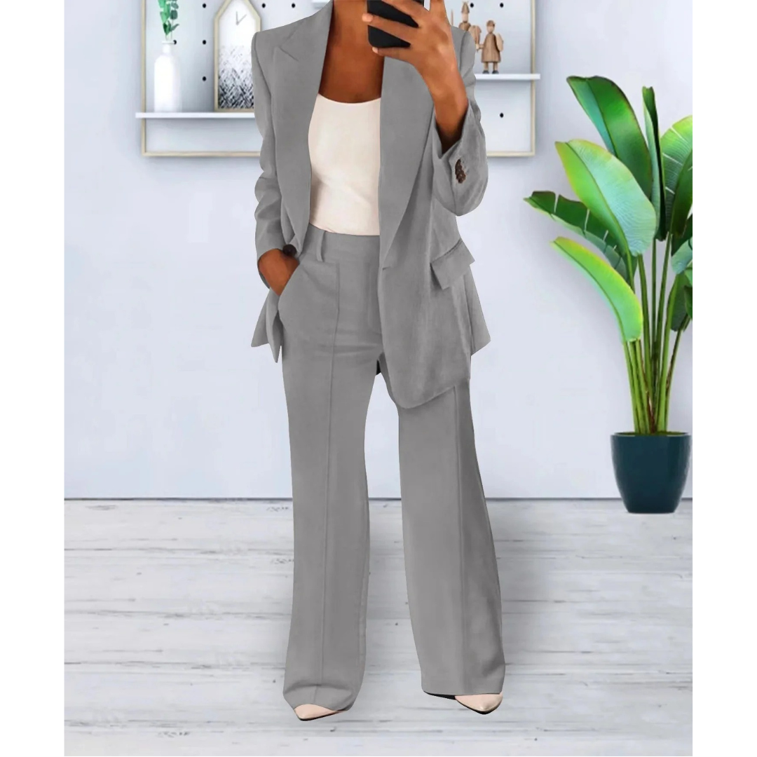Carla | Damen Hosenanzug mit Blazer und Hose