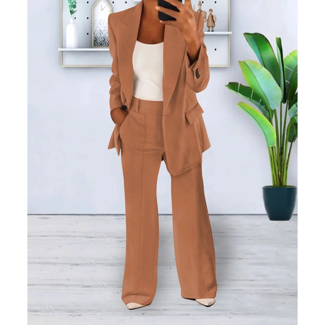 Carla | Damen Hosenanzug mit Blazer und Hose