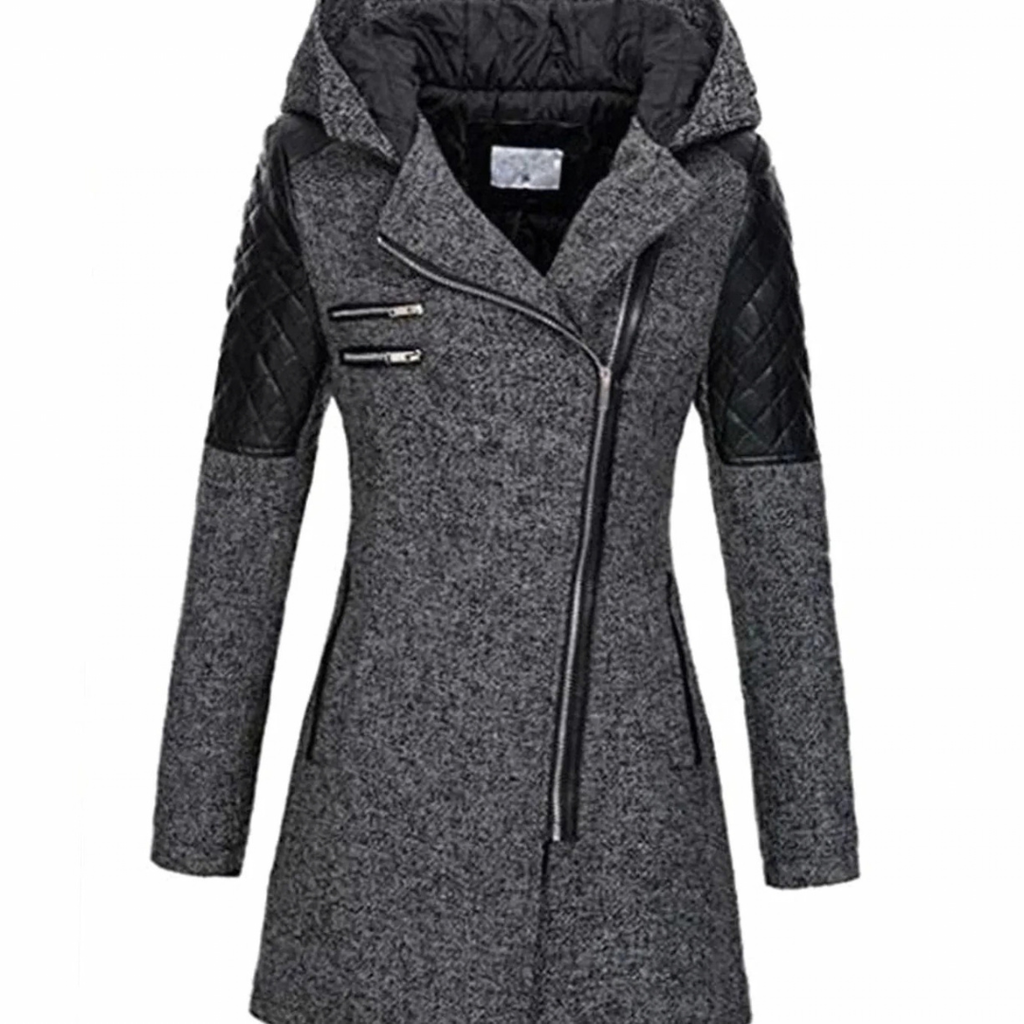 Caroline | Damen Winterjacke im A Linien Stil mit Reißverschluss