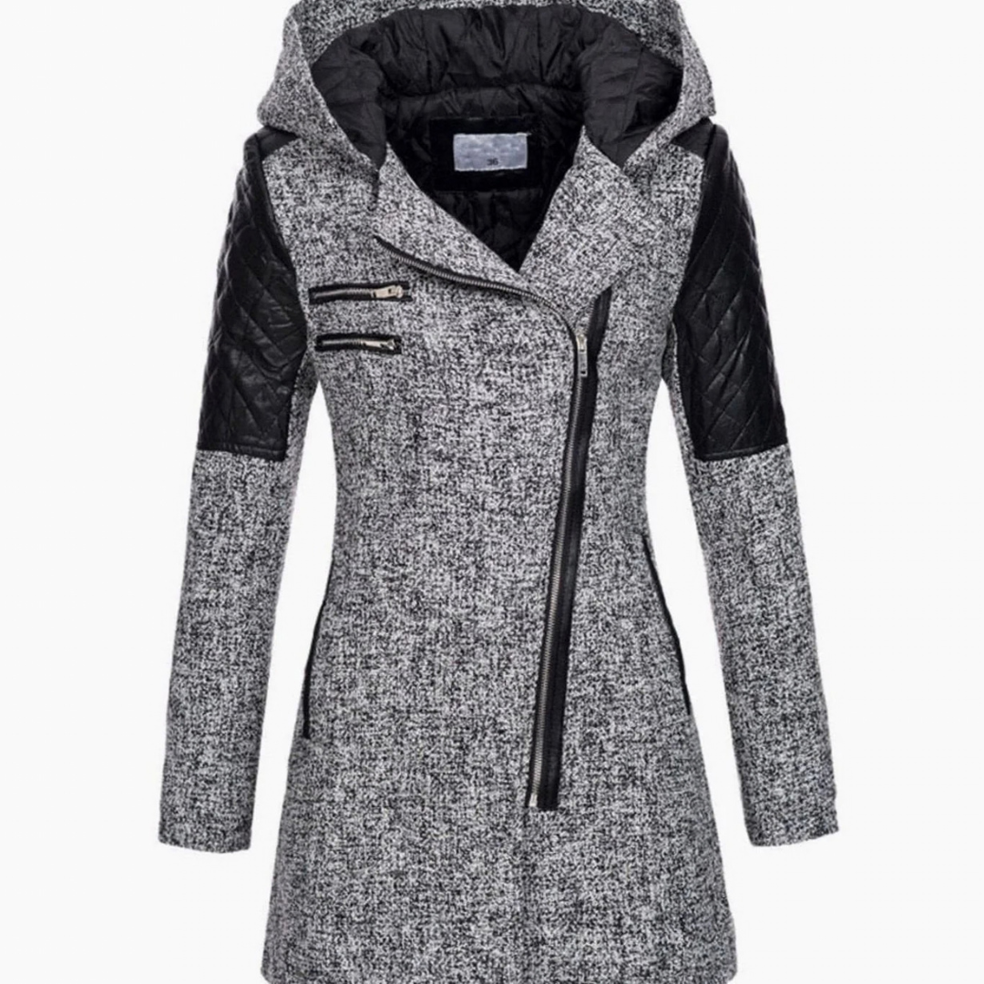 Caroline | Damen Winterjacke im A Linien Stil mit Reißverschluss