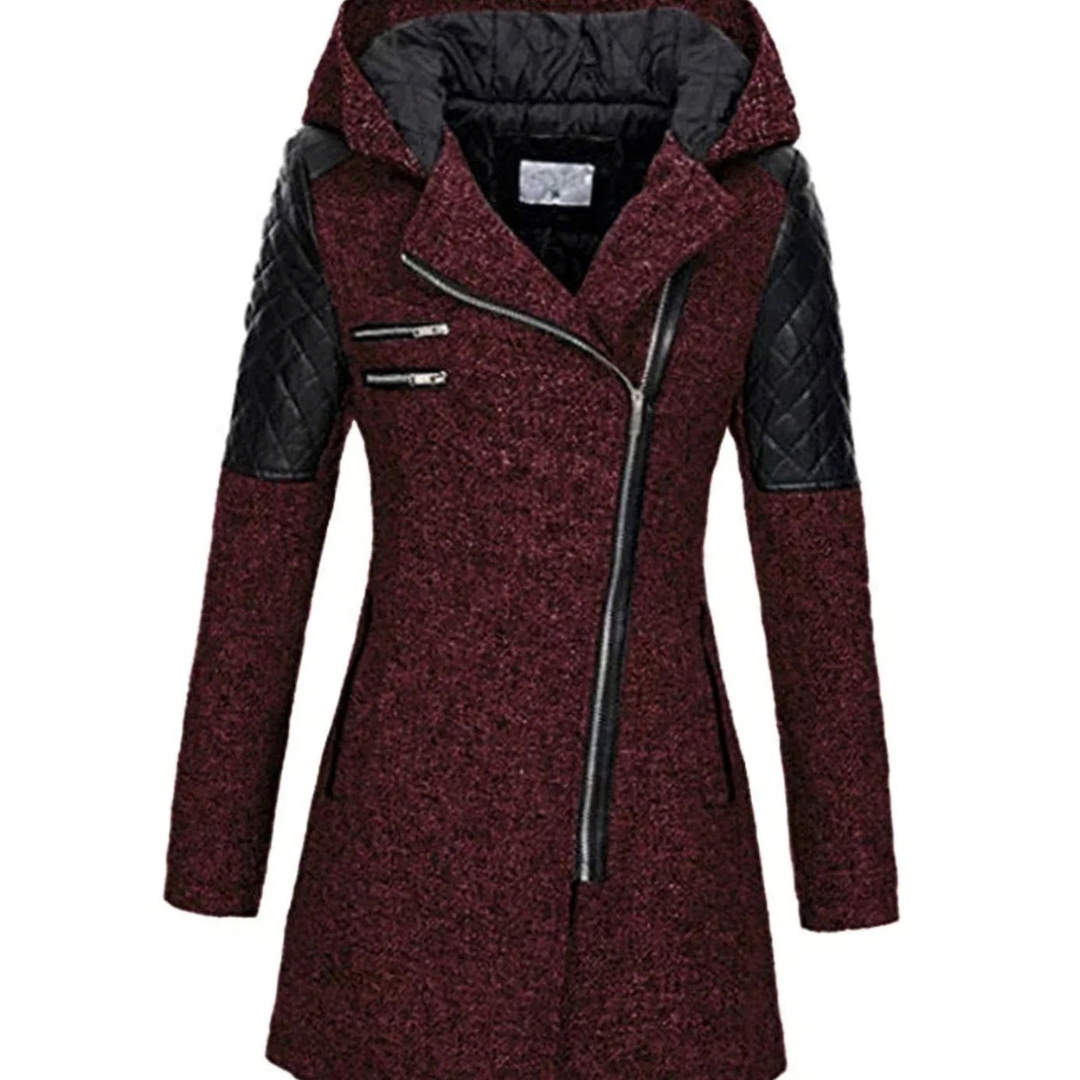 Caroline | Damen Winterjacke im A Linien Stil mit Reißverschluss