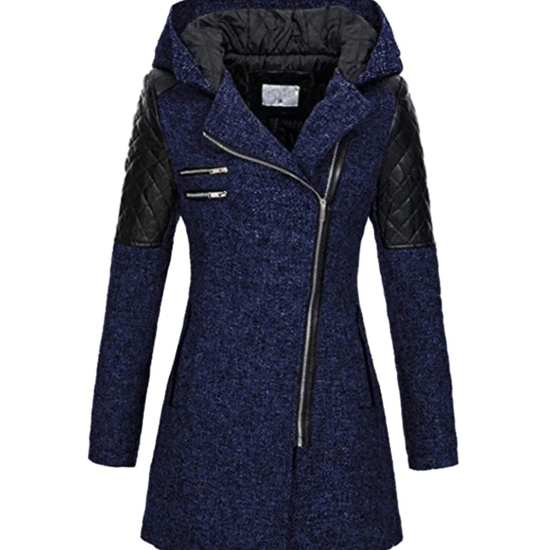 Caroline | Damen Winterjacke im A Linien Stil mit Reißverschluss