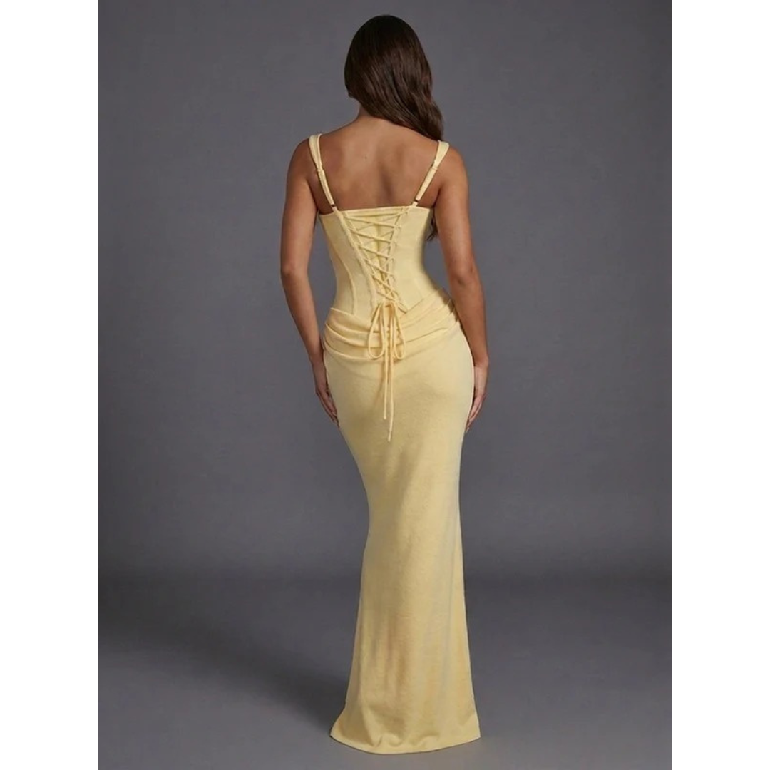 Celine | Damen Elegante Maxi Abendkleid