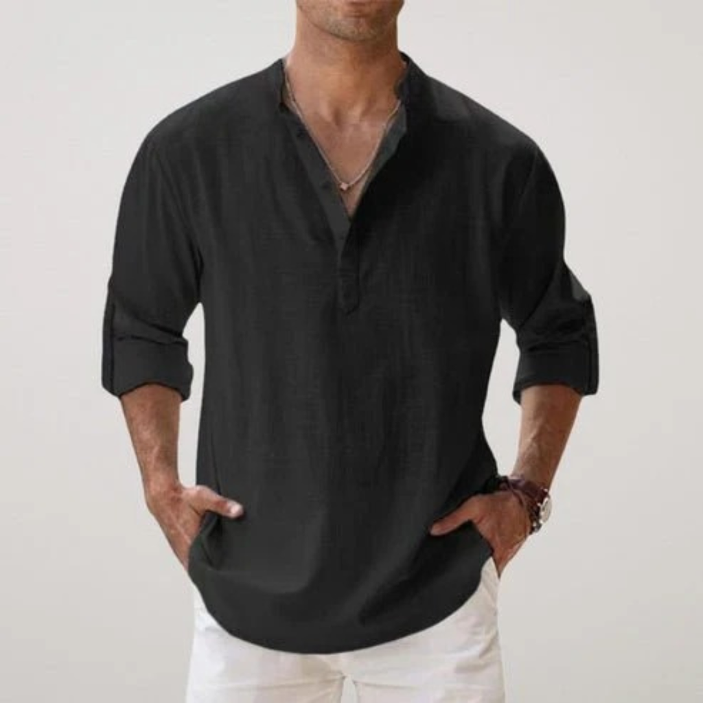 Chris | Herren Leinenhemd Langarm