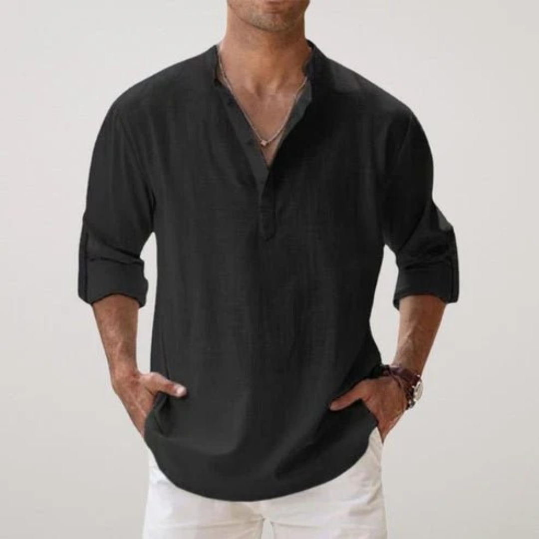 Chris | Herren Leinenhemd Langarm