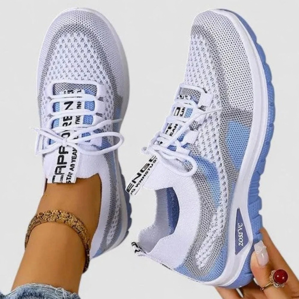 Christina | Damen Orthopädische Sneaker mit Schnürschuh, leichter Gestaltung und Laufschuh Stil