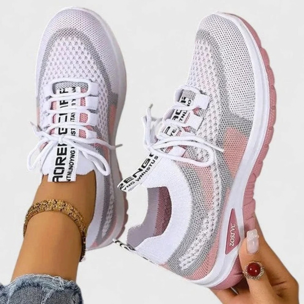 Christina | Damen Orthopädische Sneaker mit Schnürschuh, leichter Gestaltung und Laufschuh Stil
