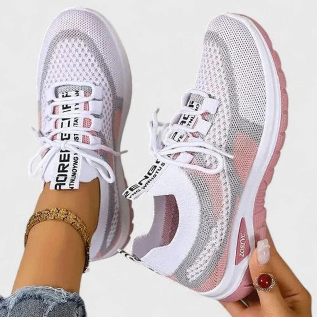 Christina | Damen Orthopädische Sneaker mit Schnürschuh, leichter Gestaltung und Laufschuh Stil