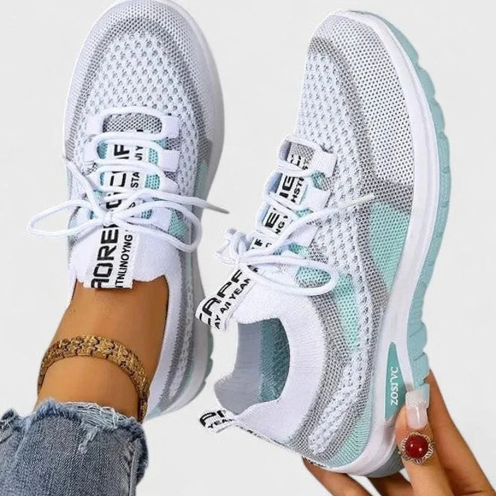 Christina | Damen Orthopädische Sneaker mit Schnürschuh, leichter Gestaltung und Laufschuh Stil