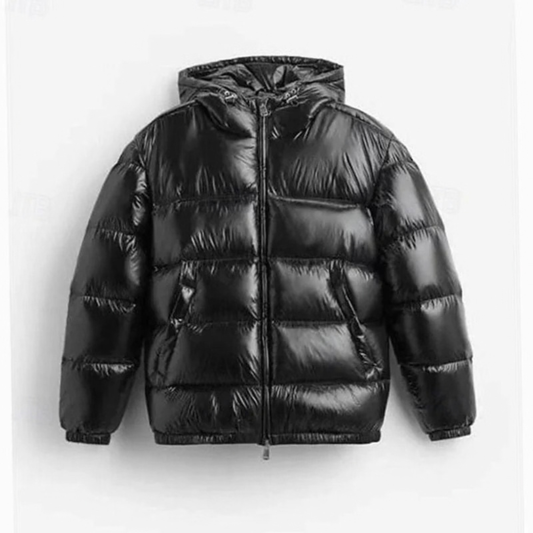 Christoph | Herren Pufferjacke Winterjacke mit Kapuze und Reißverschluss