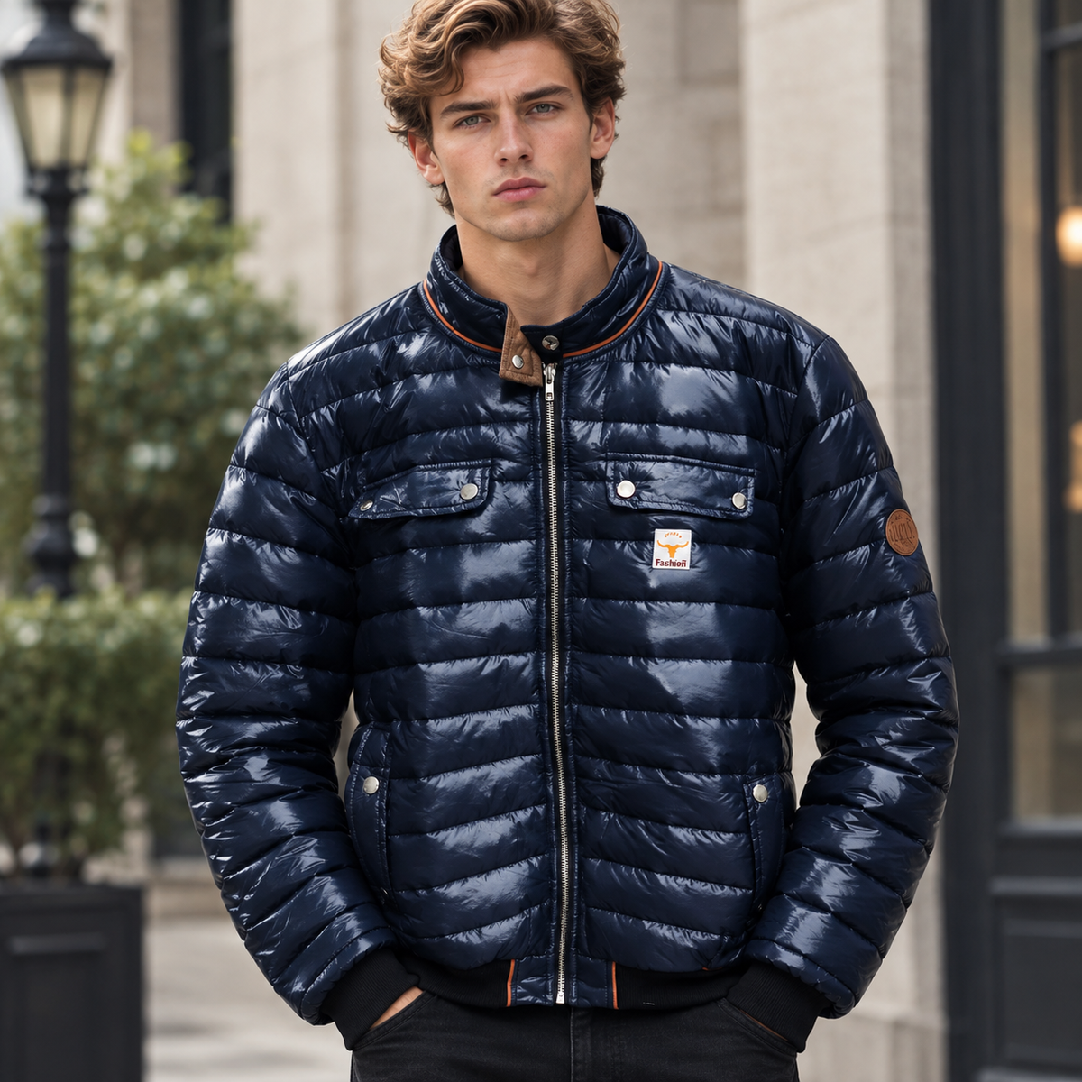 Christoph | Herren Winterjacke mit Reißverschluss