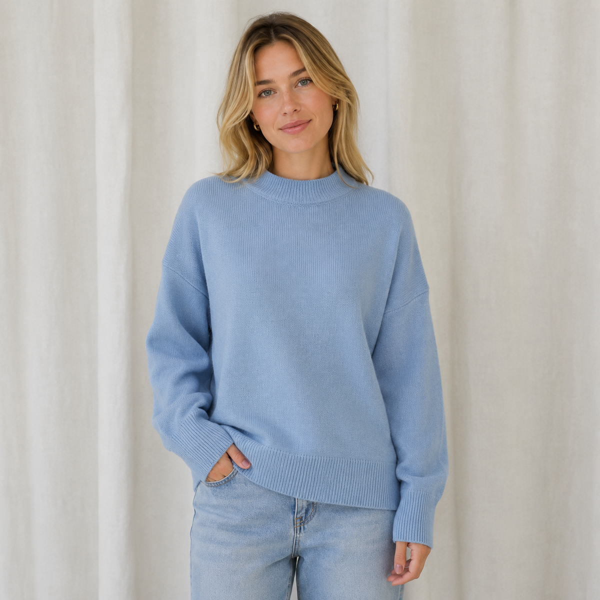 Clara | Damen Komfortabler Freizeit pullover
