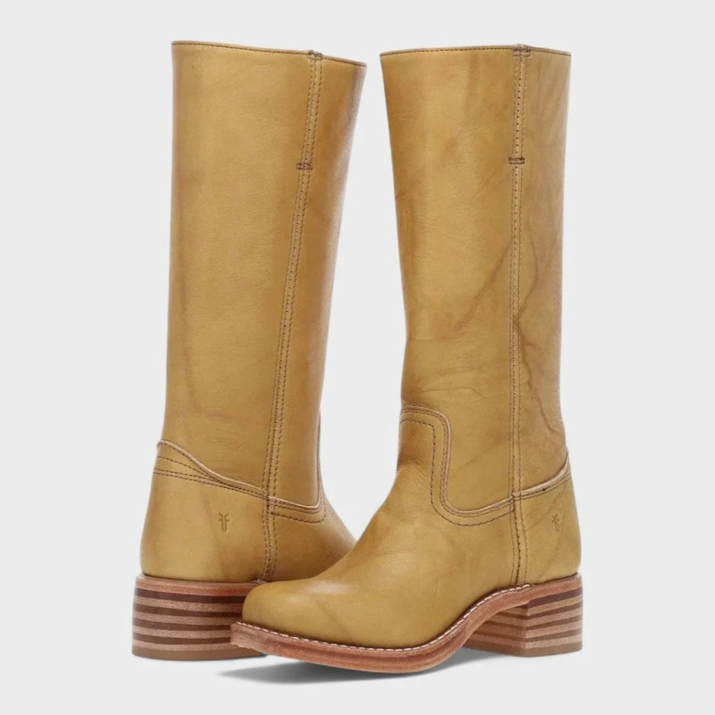 Claudia | Damen Orthopädische Lederstiefel mit langem Schaft im Western Stil