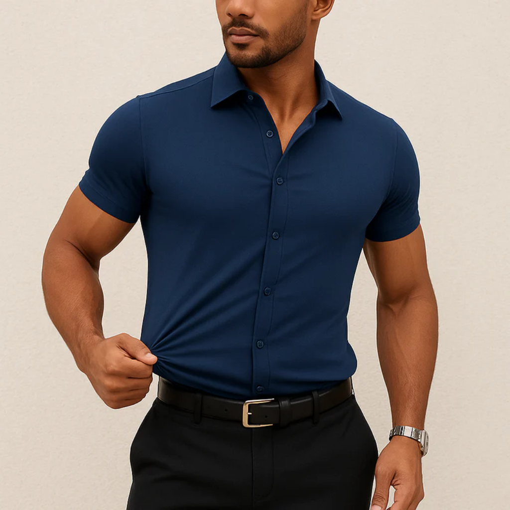 Clemens | Herren Sommer Hemd Schlicht