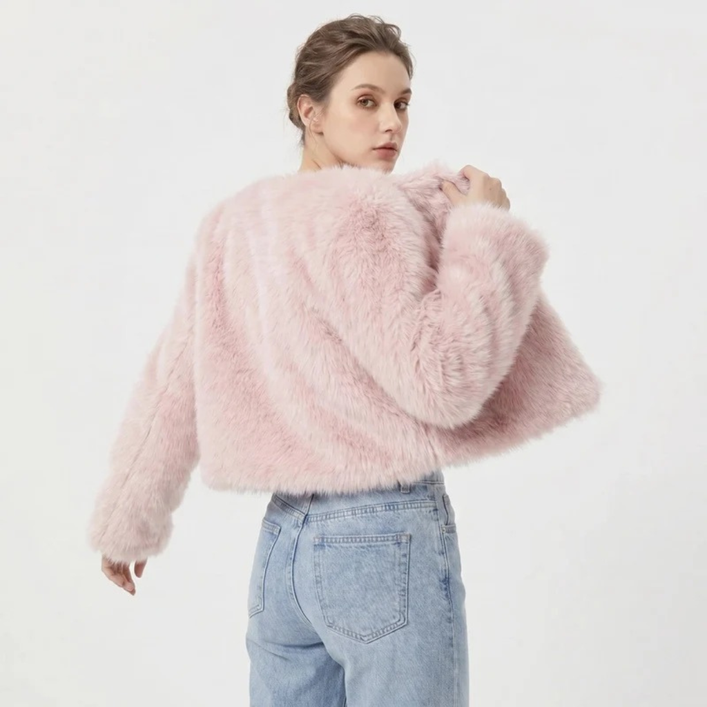 Cleo | Damen Kurze Jacke mit Langarm