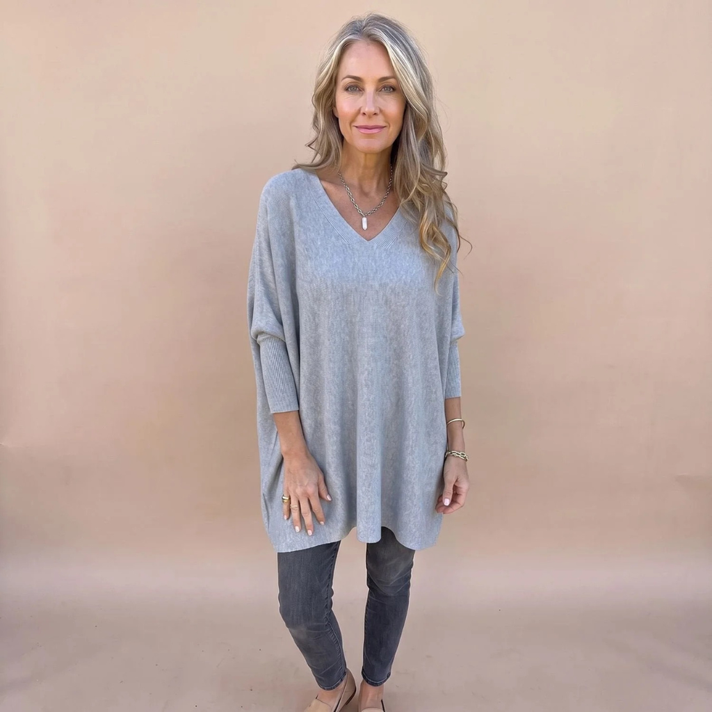 Constanze | Damen Pullover mit V-Ausschnitt