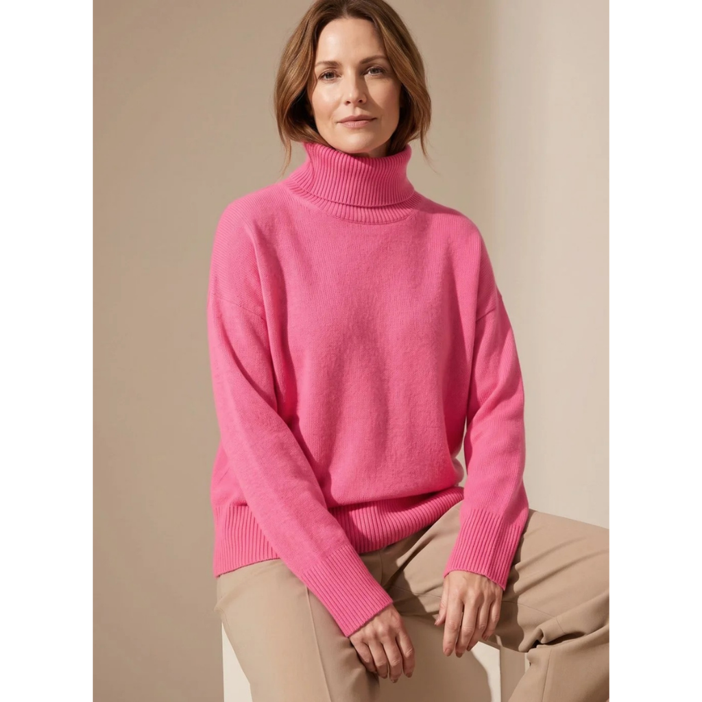 Constanze | Damen Rollkragenpullover mit Langarm  Bündchen